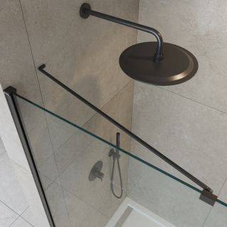 Душевая перегородка CEZARES LIBERTA-L-1-TB-100-C-NERO